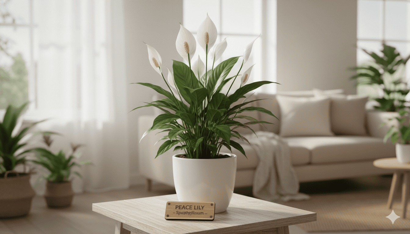 Peace Lily flowering plant